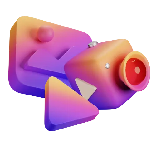 a set of icons from 3dicons.co