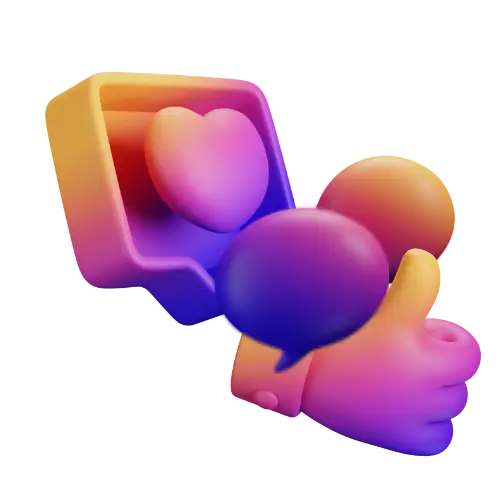a set of icons from 3dicons.co